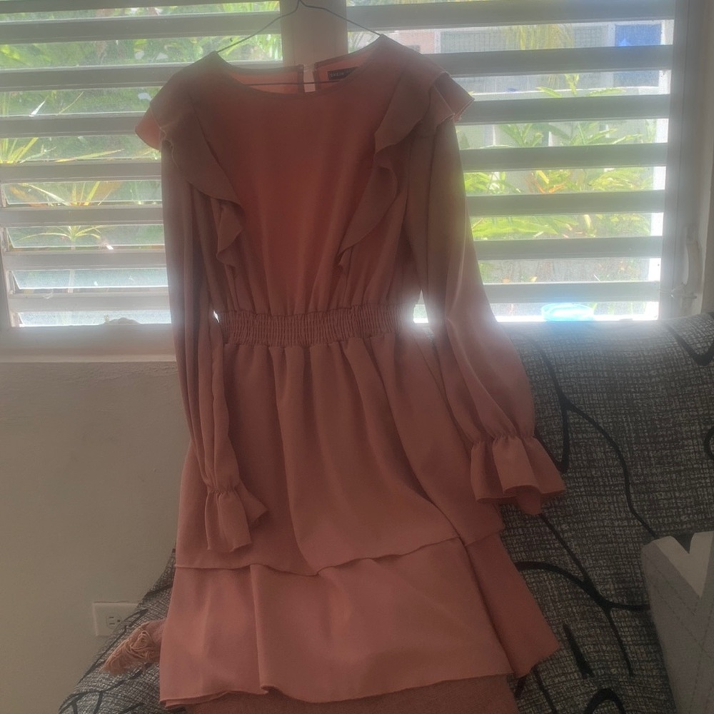 Shein ruffle tiered dress